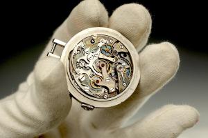 Vintage Omega Tissot Monopusher Chronograph Watch