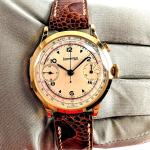 Eberhard & Co. Vintage 18K Monopusher Chronograph