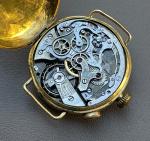 18k Gold WW1 Monopusher Chronograph with Porcelain Dial