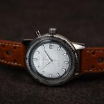 Seiko 5717-8970 Monopusher Chronograph Silver Dial