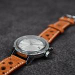 Seiko 5717-8970 Monopusher Chronograph Silver Dial