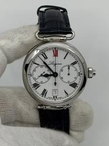 Longines Heritage Monopusher Chronograph Watch L2.776.4.21.3