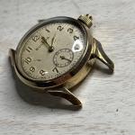RUNS MISSING CHRONO PARTS 1940s Bulova Monopusher Chronograph 10k RGP Watch 10AH