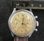 Lemania Vintage Monopusher Chronograph Watch #4294