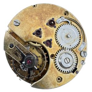 Vintage 43mm Monopusher Chronograph Pocket Watch