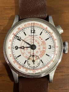 Marconi 1920s Monopusher Chronograph by Rolex