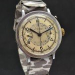 Rare Vintage Lowenthal Mono Pusher Chronograph Watch