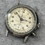1940s Broken Pierce Mono-Pusher Chronograph Watch