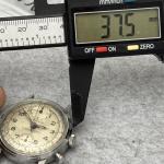 1940s Broken Pierce Mono-Pusher Chronograph Watch