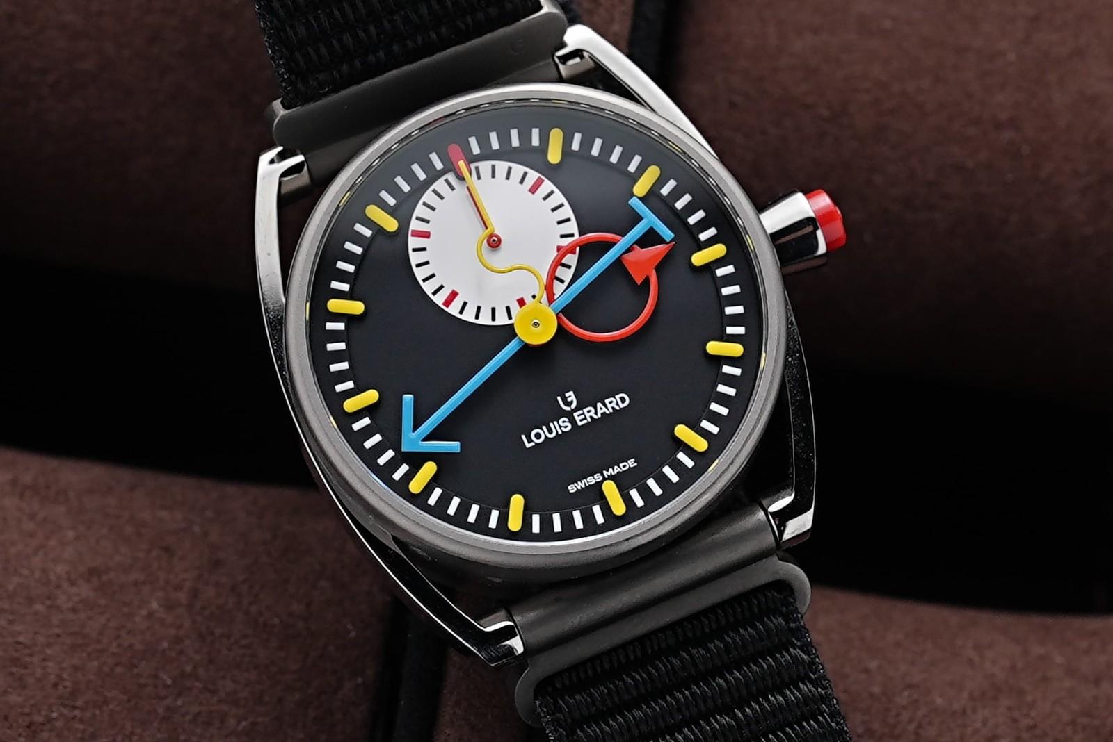 Louis Erard Alain Silberstein Chronograph Monopusher Watch