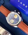 Farer Cobb Monopusher Chronograph Blue Dial