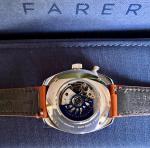 Farer Cobb Monopusher Chronograph Blue Dial
