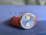 Farer Cobb Monopusher Chronograph Blue Dial