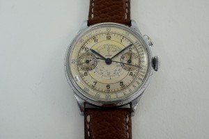 Tissot Monopusher Chronograph Watch, 1930s Dial