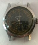 Vintage Clamshell Monopusher Chronograph Watch