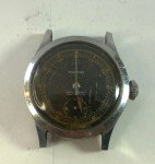 Vintage Clamshell Monopusher Chronograph Watch
