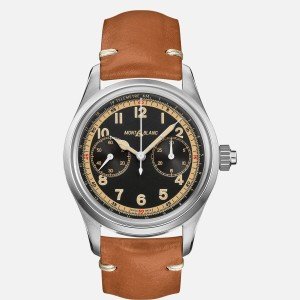 Montblanc 1858 Monopusher Chronograph with Black Dial