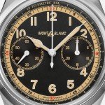 Montblanc 1858 Monopusher Chronograph with Black Dial