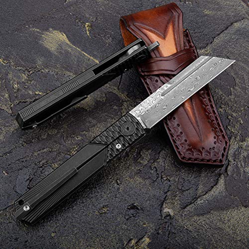 Japanese Higonokami Folding Pocket Knife - Titanium Handle