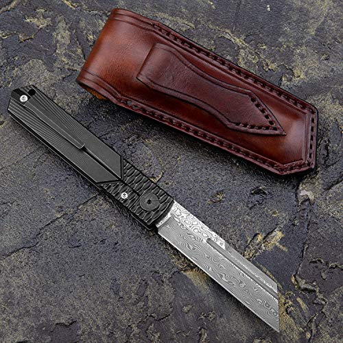 Japanese Higonokami Folding Pocket Knife - Titanium Handle