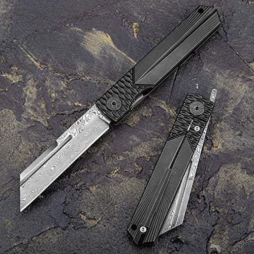 Japanese Higonokami Folding Pocket Knife - Titanium Handle
