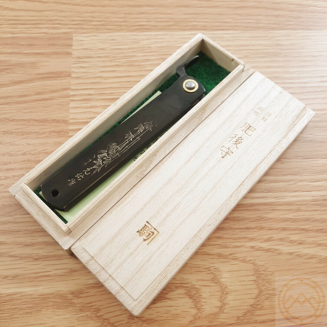 Black Stainless Higonokami Folding Knife 3.62