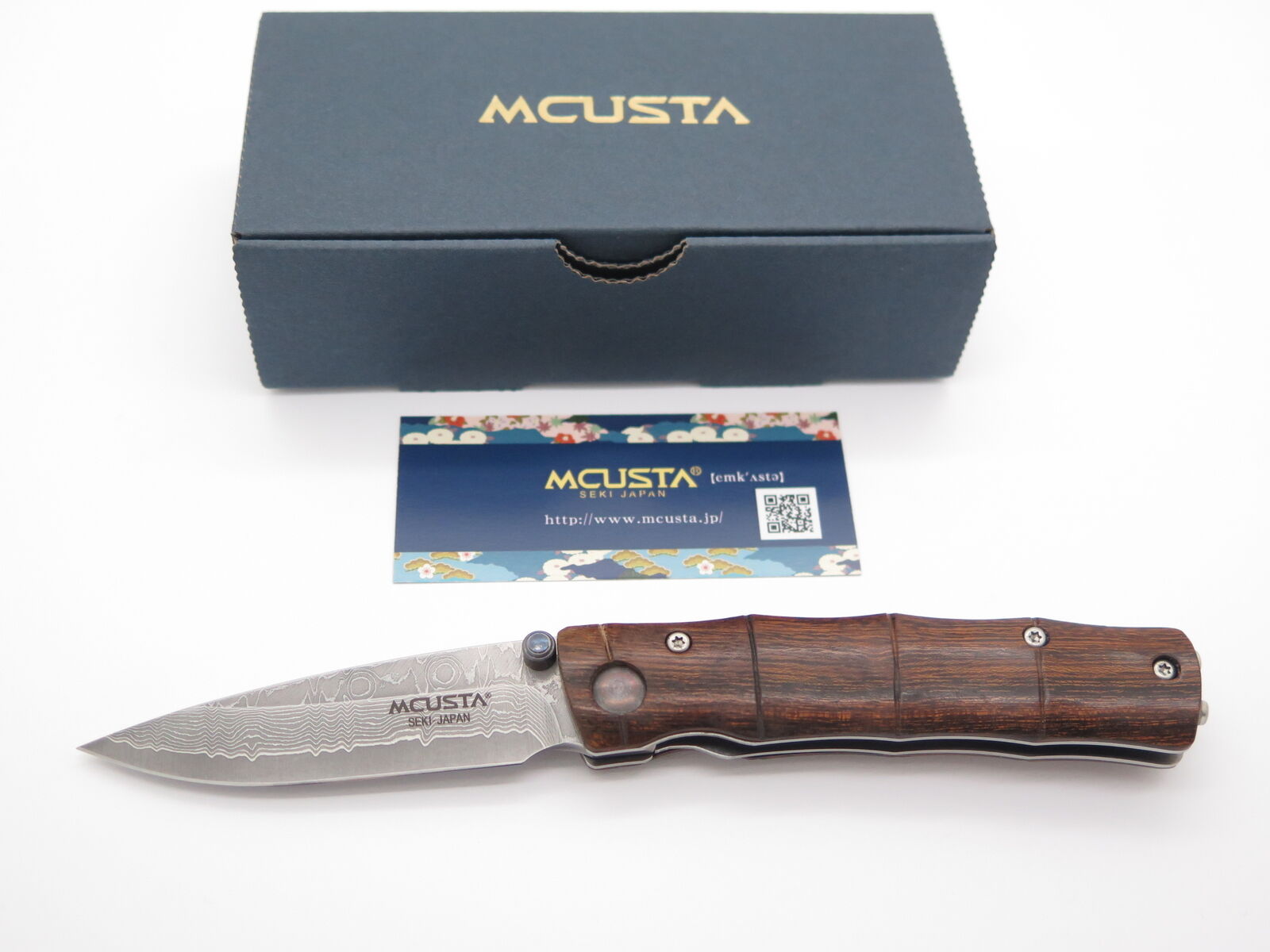 Shinra Emotion VG-10 Damascus Folding Pocket Knife