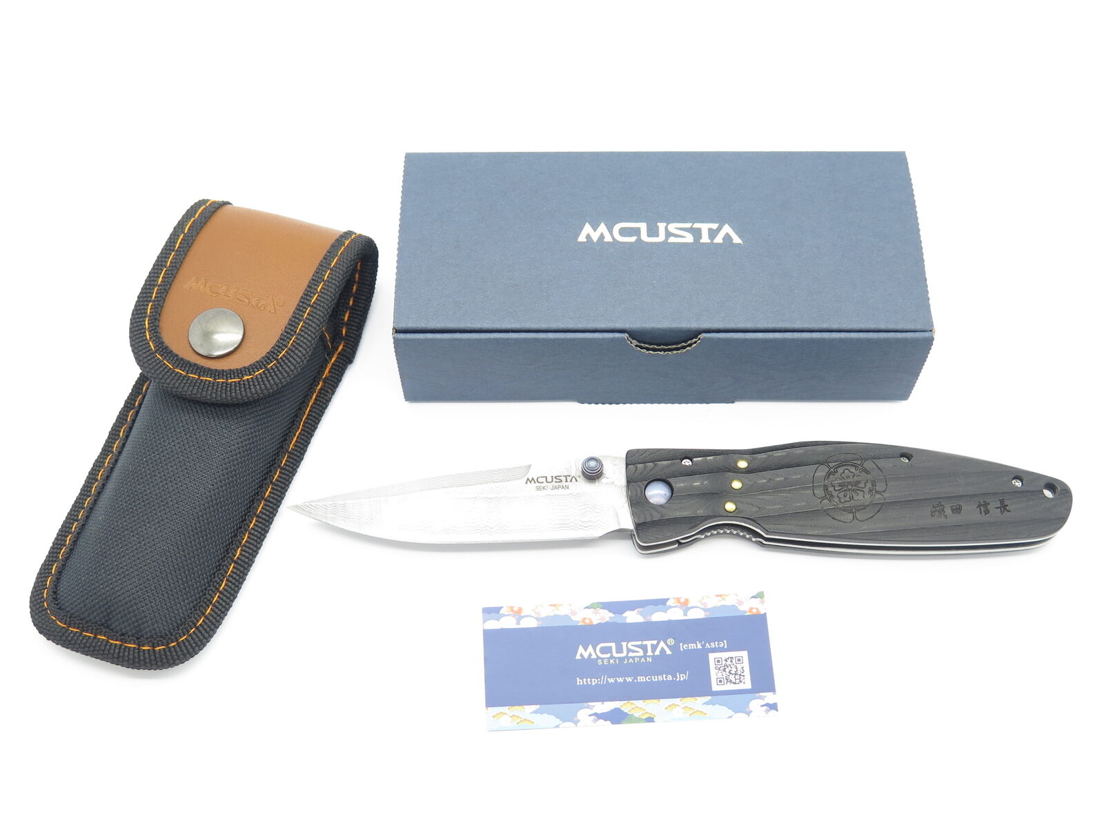 Mcusta Nobunaga MC-181D Micarta VG-10 Folding Knife