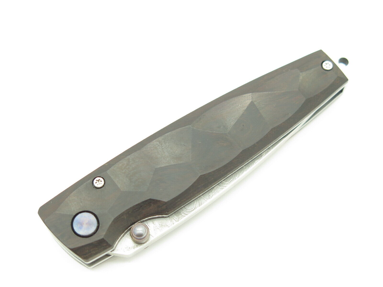 Ironwood Damascus Folding Pocket Knife by Mcusta