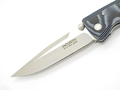 Mcusta Seki Japan MC-10V Blue Micarta Folding Knife