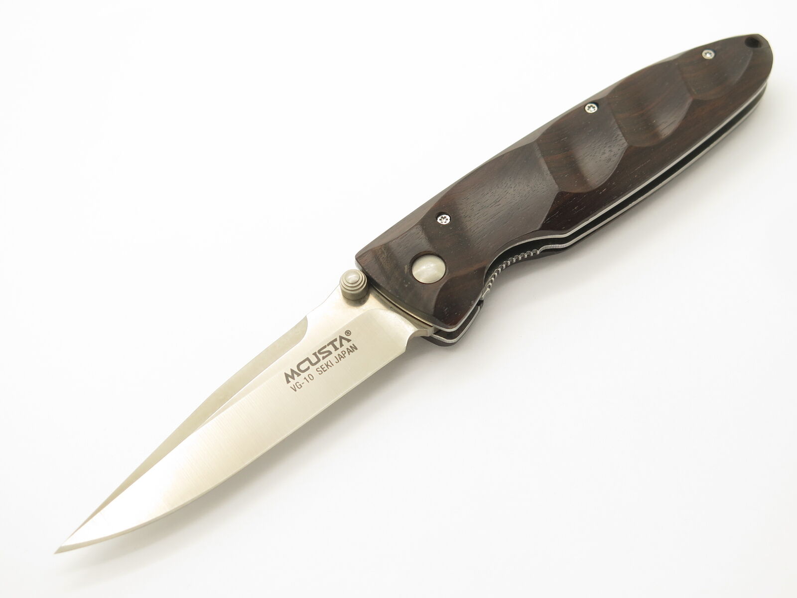 Mcusta Seki Japan VG-10 Ebony Folding Knife