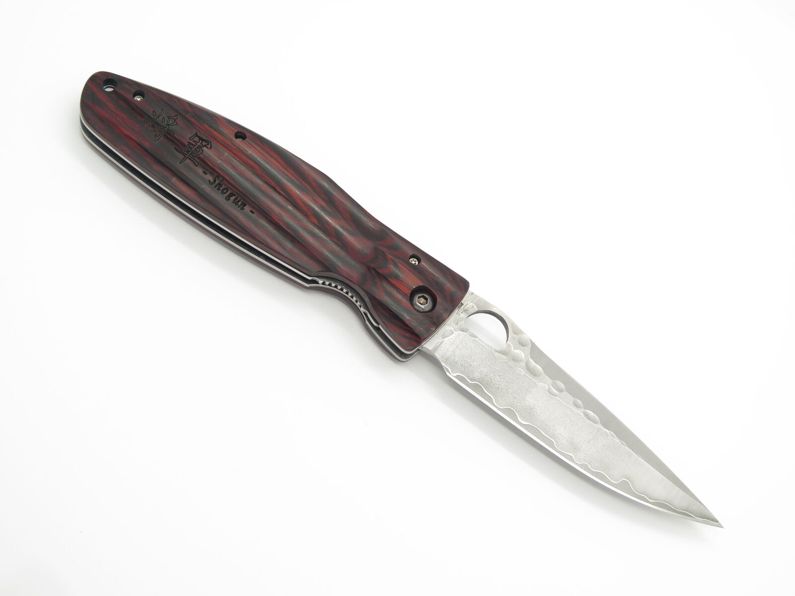 Mcusta Ieyasu Samurai Red Folding Knife SPG2