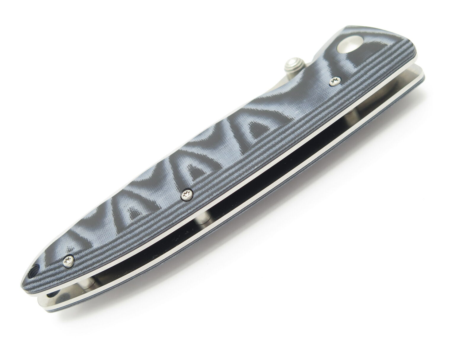 Mcusta Classic Wave Blue Micarta VG-10 Folding Knife