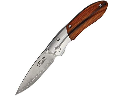 Mcusta MC-141G 1 series 3.125" 7.625" Brwn Linerlock Folding Knife