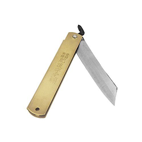 Blue Paper Steel 120mm Higonokami Folding Knife