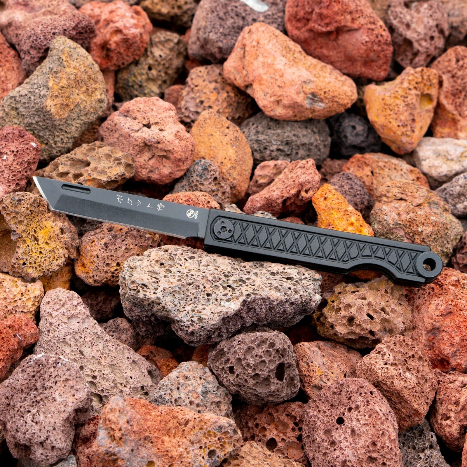 Pocket Samurai SLIPJOINT Folding Knife Keychain Higonokami EDC