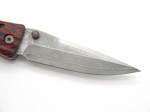 Leyasu Samurai Red Wood VG-10 Damascus Knife