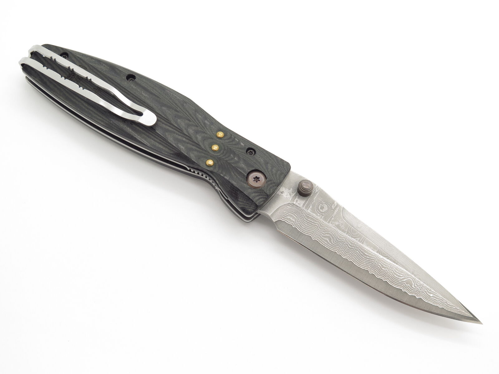 Mcusta Nobunaga MC-181D Damascus Folding Pocket Knife