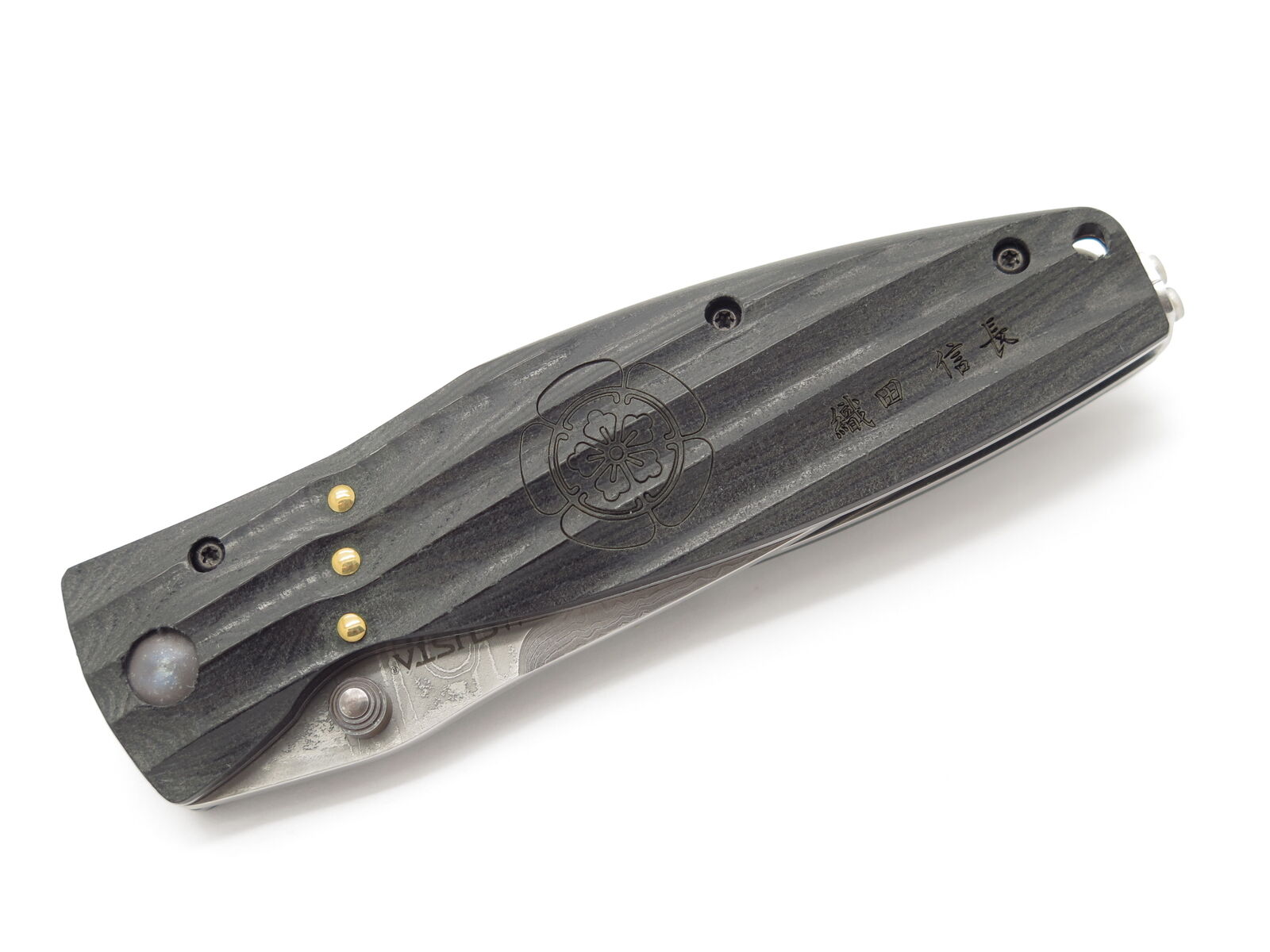 Mcusta Nobunaga MC-181D Damascus Folding Pocket Knife