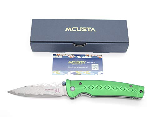 Mcusta Seki Japan Green VG-10 Damascus Folding Knife