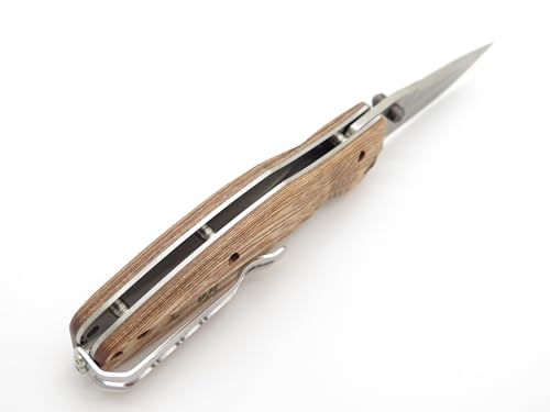 Mcusta Hideyoshi VG-10 Damascus Folding Hunter Knife