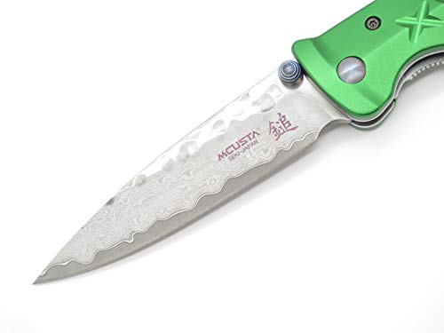 Mcusta Seki Japan Green VG-10 Damascus Folding Knife