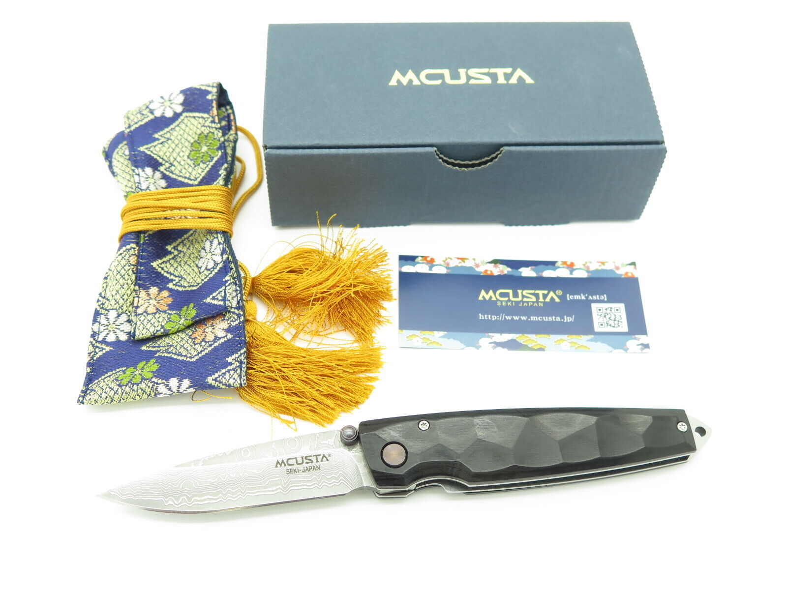Mcusta Tsuchi MC-79DP VG-10 Damascus Folding Knife