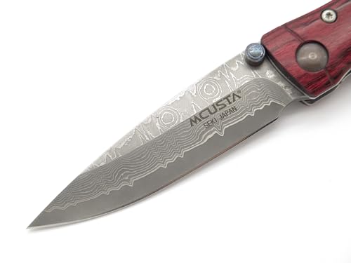 Mcusta Take MC-75D Damascus Folding Knife