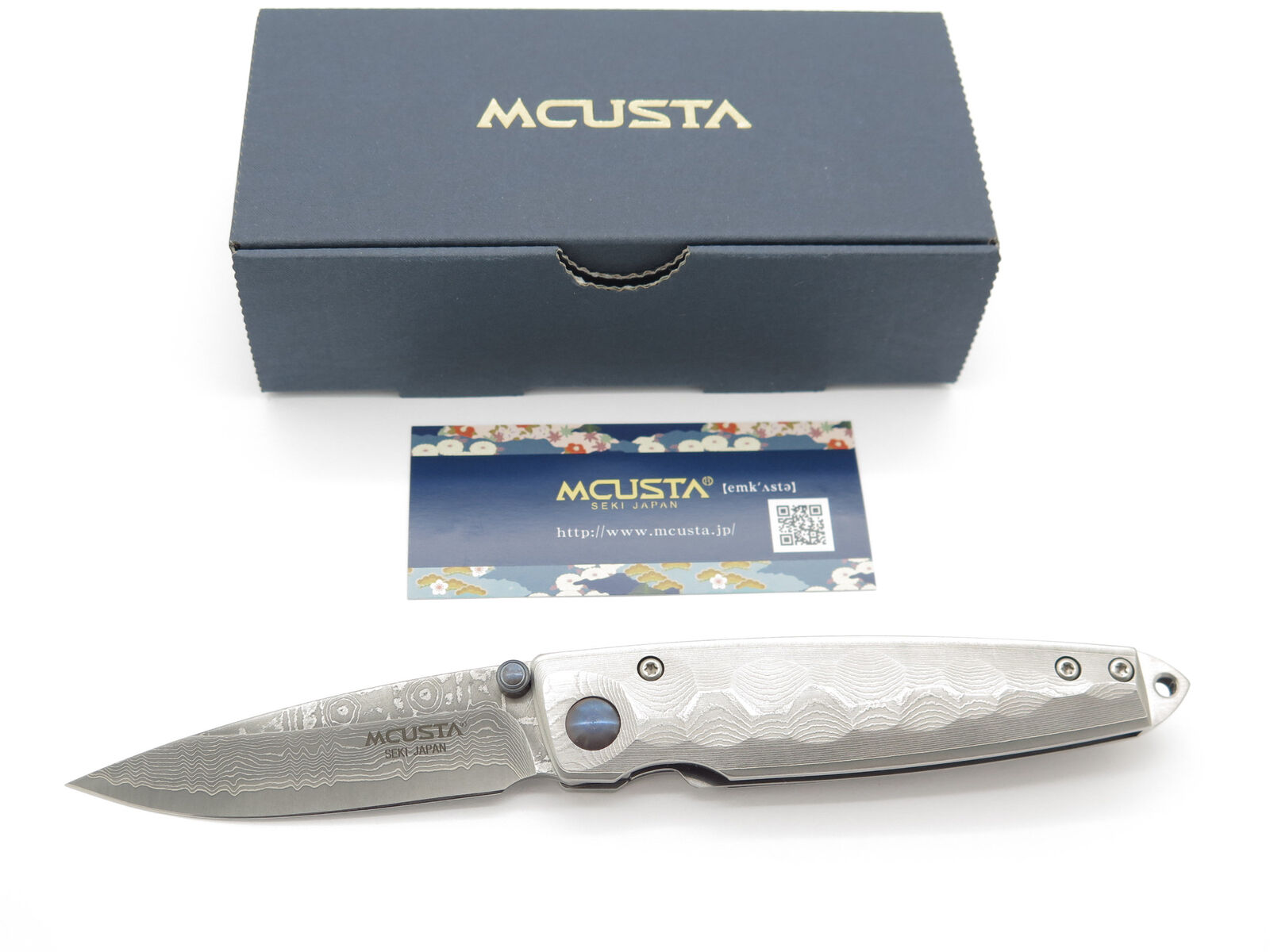 Mcusta Tsuchi MC-34D VG-10 Damascus Folding Knife