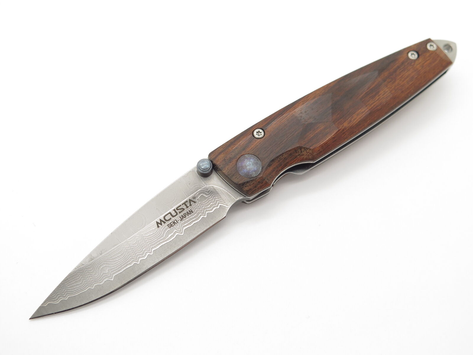 Mcusta Tsuchi MC-77DI Damascus Folding Pocket Knife