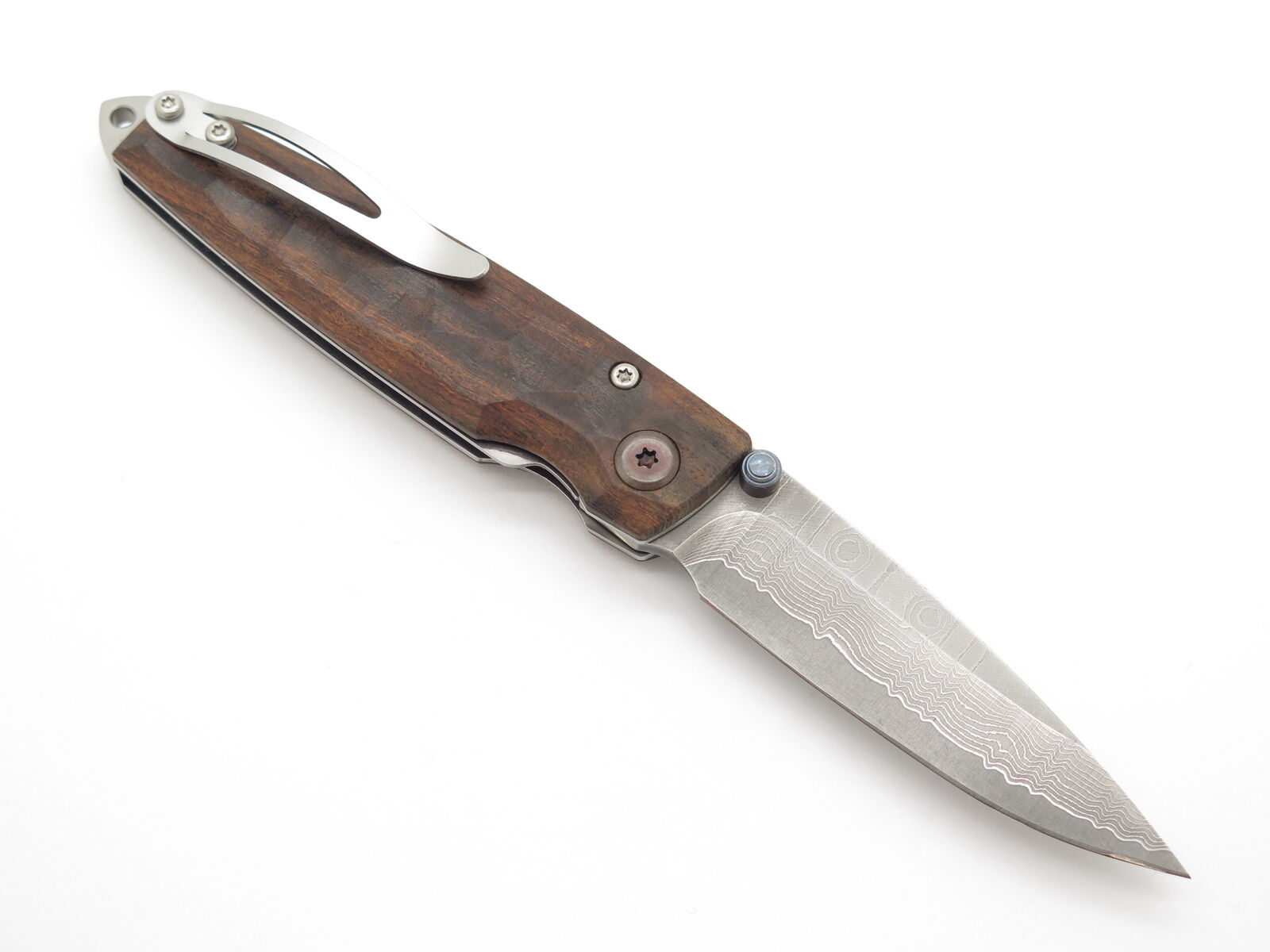 Mcusta Tsuchi MC-77DI Damascus Folding Pocket Knife