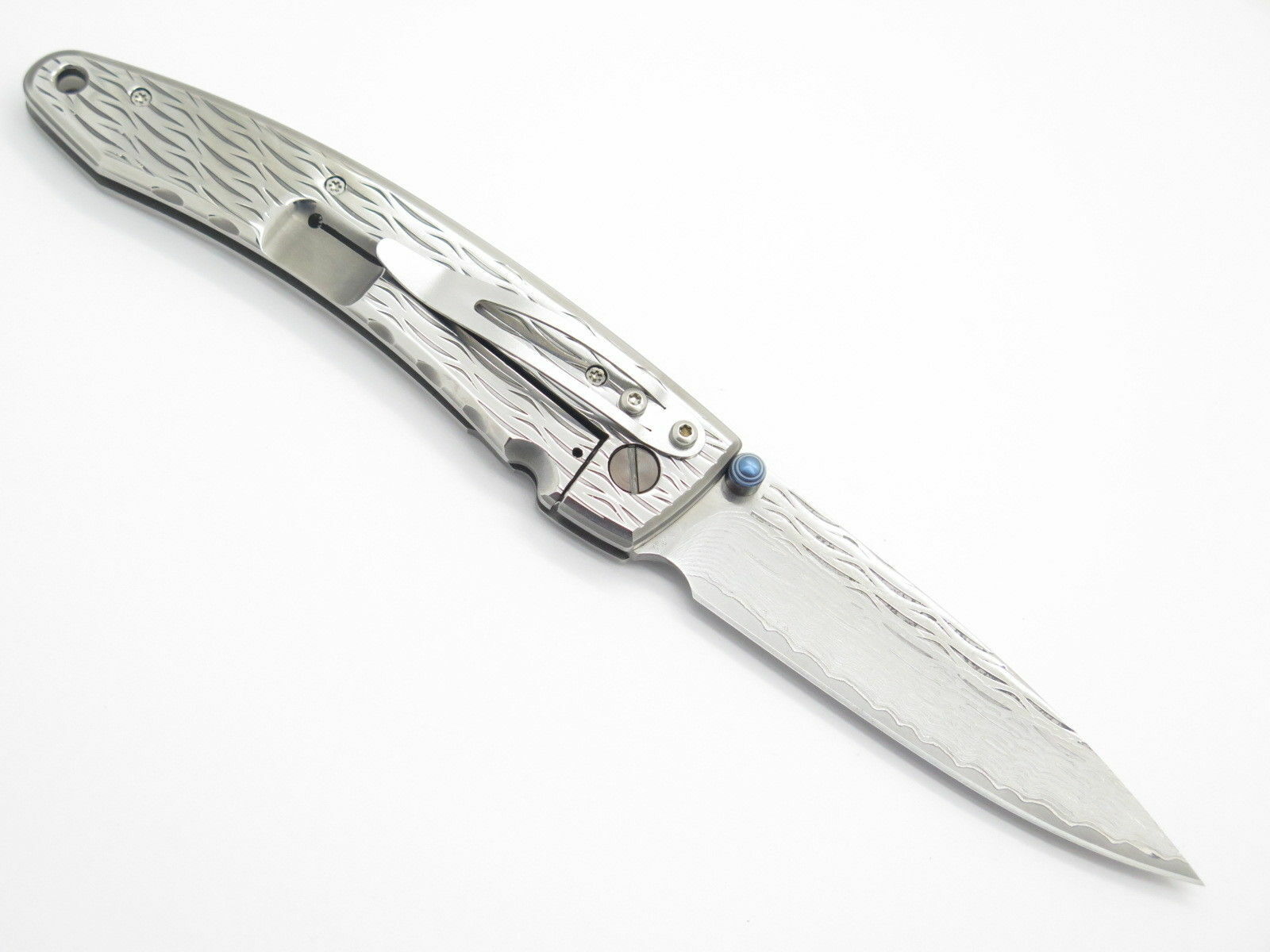 Mcusta Wave VG-10 Damascus Folding Pocket Knife
