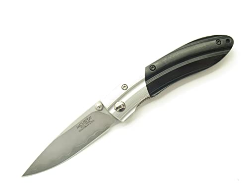 Mcusta MC-0142G Riple Black Wood Folding Knife