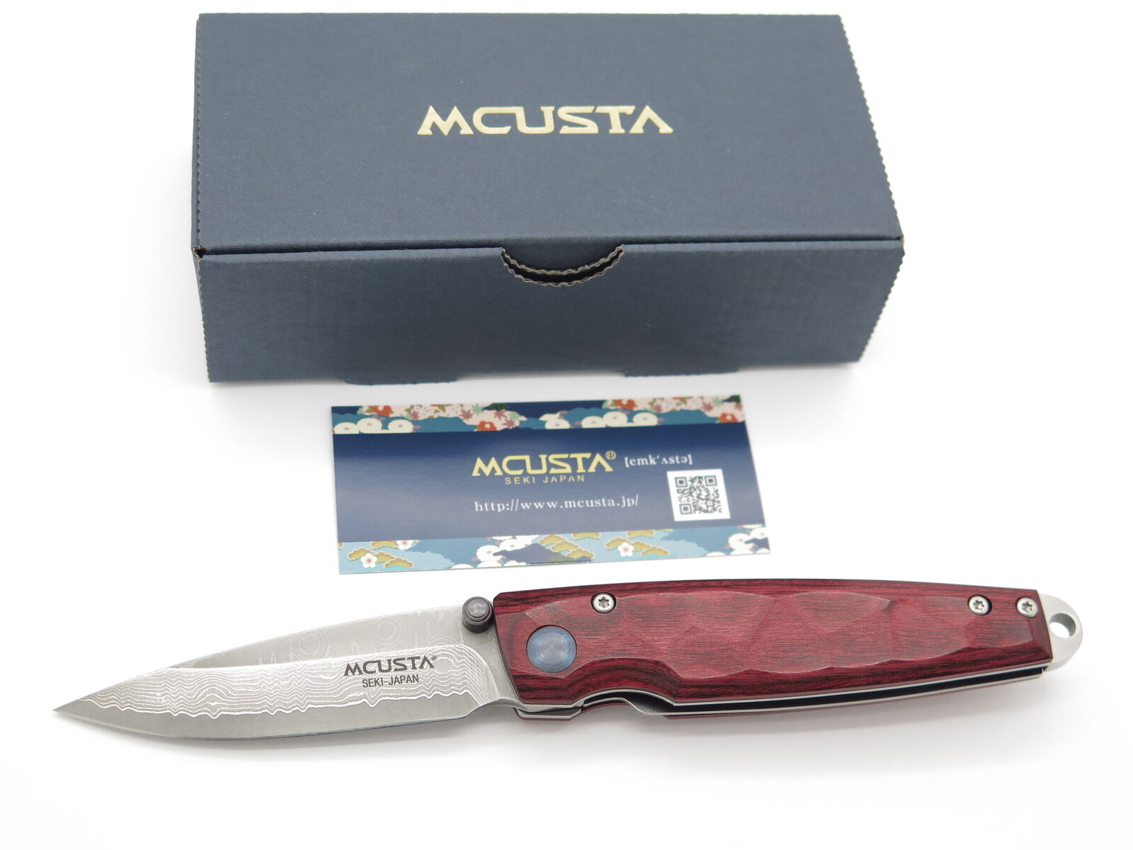 Mcusta Tsuchi MC-78D VG-10 Damascus Folding Knife